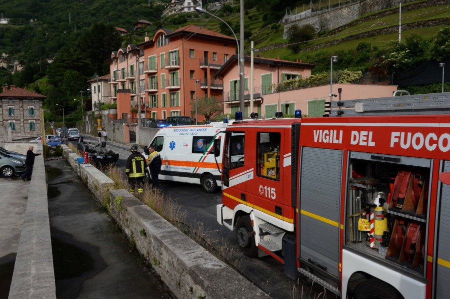 INCIDENTE BELLANO E POMPIERI