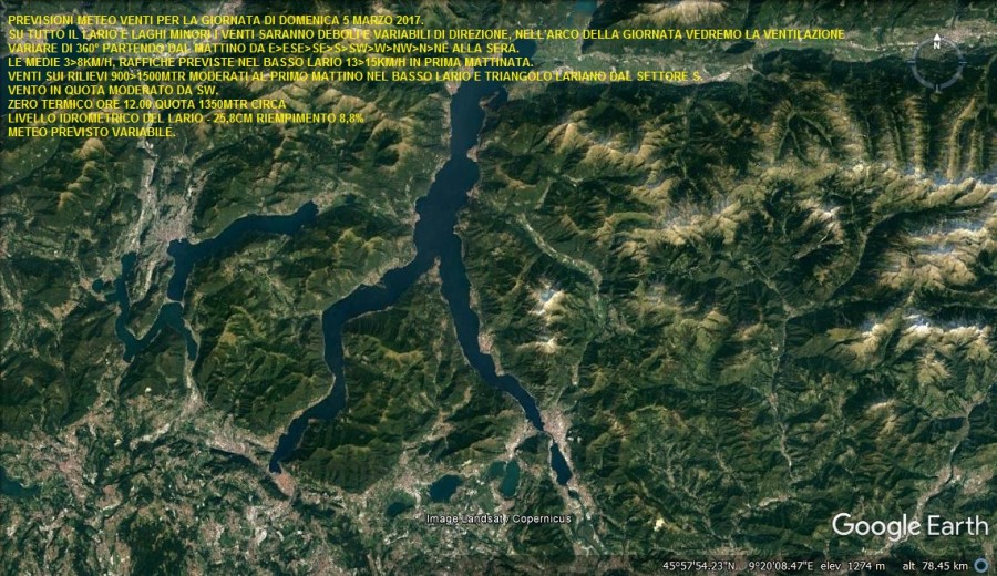 meteo lario 5mar17